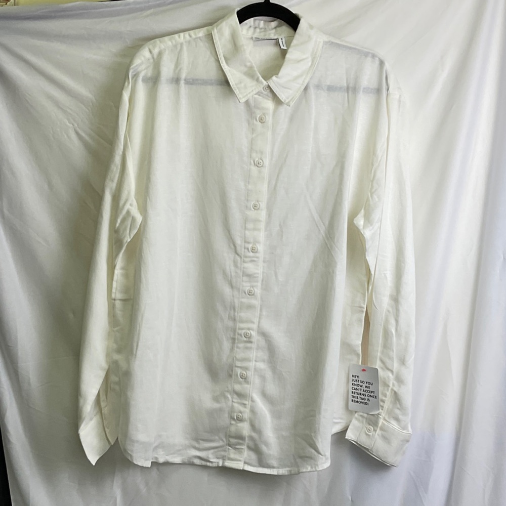 ASOS Off-White Button Down Shirt